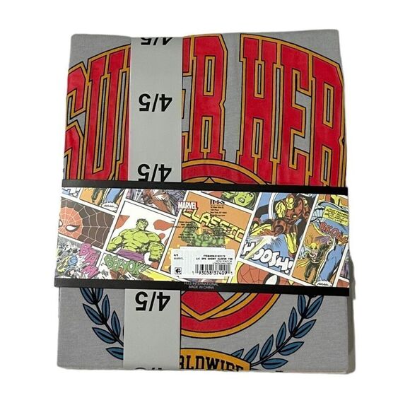 Marvel Boys 2-Pack Short Sleeve Tee Size Extra Small (4/5) - Picture 11 of 12